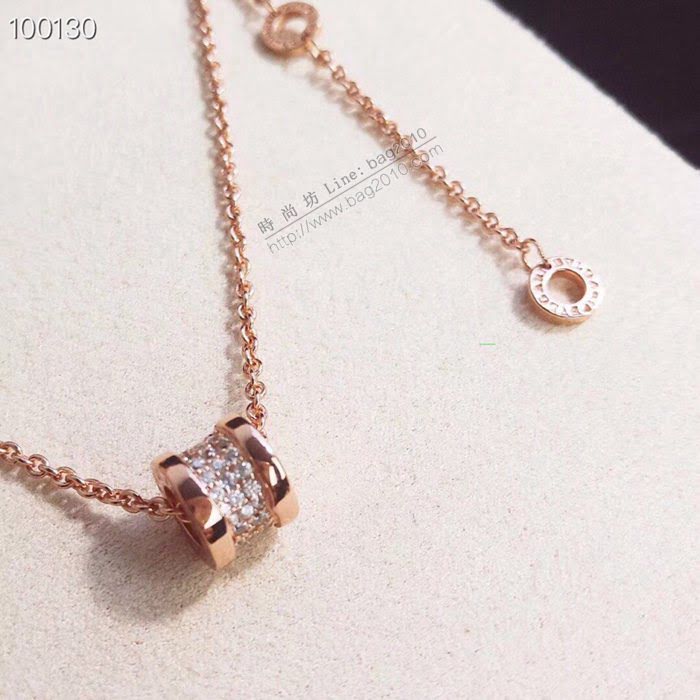 Bvlgari飾品 寶格麗小蠻腰小號項鏈 亞金材質  zgbq3219